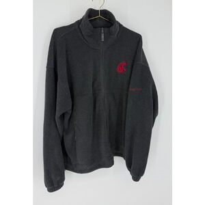 Columbia Full Zip Fleece WSU Men's XL Washington State Univ. Cougars